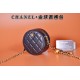 . New Ohane diamond lattice round cake chain bag accessories more show the big name temperament Capacity is small, but put the card lipstick car keys paper towels no problem Model 1449 gold ballSize 12 x 12 x 4.5cm