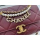 AS4986 CHANEL24A New today! Let's not eat cold rice fried today, to see the new capsule continue to get used to the return of those styles ~ so I caught this one chubby have leather wear chain elements   Jane   chanel le