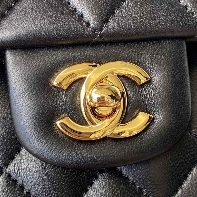 High-end customized products Chane1 Classic Flap Bag A01113. Interpretation of the classic Chane1, elegant, simple, exquisite! Counter synchronization update Latest version ZP perfect version reproduction Medium Size 23c