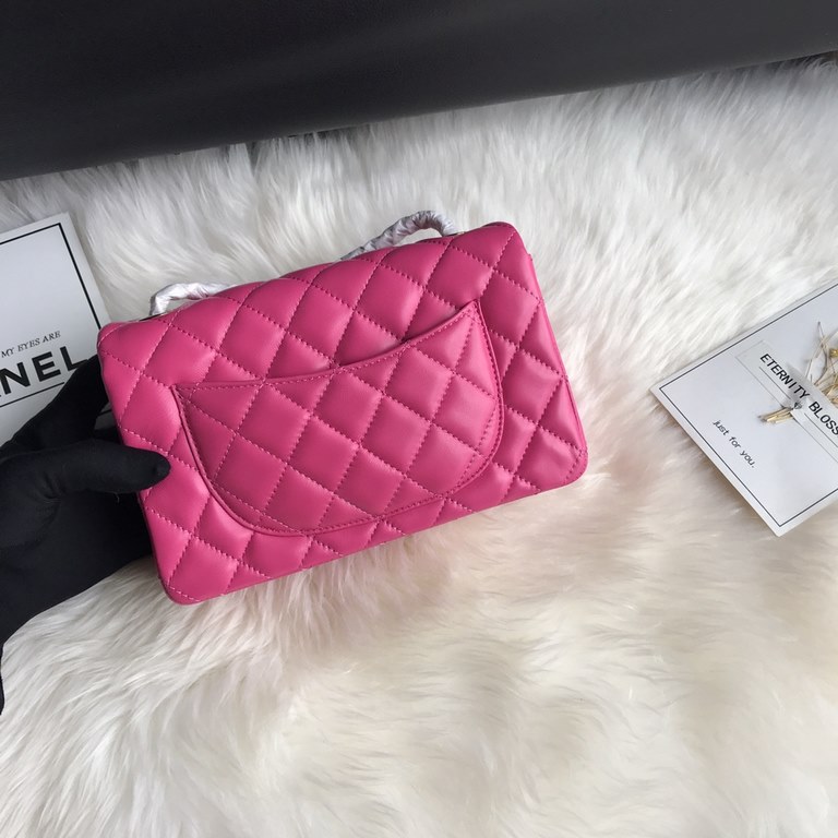 . Upgraded  Chanel CF Mini 1116 small bag summer than to prepare   The most small C's iconic leather through the chain as classics bags masterpiece authentic price soared conservative design with a variety of colorful de