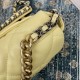 Chane-l small incense 2019 new Model AS1160 2019 fall and winter large diamond lattice tofu bag imported sheepskin single mouth bag Ancient silver white lat gold 3 kinds of metal mixed shoulder straps Coarse chain highli