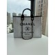 CHANEL 66941 #Large Beach Cowboy Canvas Bag  chanel deauville  SpringSummer Dubai Resort Collection Classic Shopping Bag with Handle Large Mommy Bag Summer Fashion Partner Casual Versatile [Delightful] More and more natu