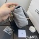 Chane-l small incense 2019 new Model AS1160 2019 fall and winter large diamond lattice tofu bag imported sheepskin single mouth bag Ancient silver white lat gold 3 kinds of metal mixed shoulder straps Coarse chain highli