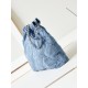 24S Denim Trash Bag SpikeHidden big pop-up wow!Casual high-level wash denim blue how can be so good ah ~ and then embellished with silver CHANEL letters that the spontaneity of the rate of sex immediately came out!Whethe