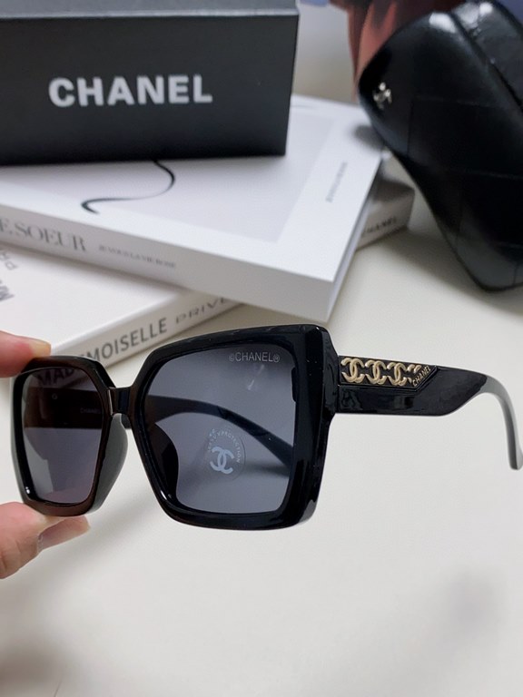 CHANEL Chanel    Fashion Sunglasses Lenses Top Luxury [Strong] High Quality [Victory] [Kiss]    [Delighted] Extraordinary Temperament    Ladies Driving Sunglasses [ Love] 8 Colors