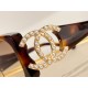 Recognize the high version, one color, one anti-counterfeiting code  Chanel Classic Pearls Diamonds Letter Classic  Classic Wheel CH9122 size 58-18-140