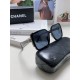 Chanel Chanel 2024 new fashion sunglasses female anti-ultraviolet Korean version of the tide of large face thin box sunglasses summer sunscreen Ms. sunglasses