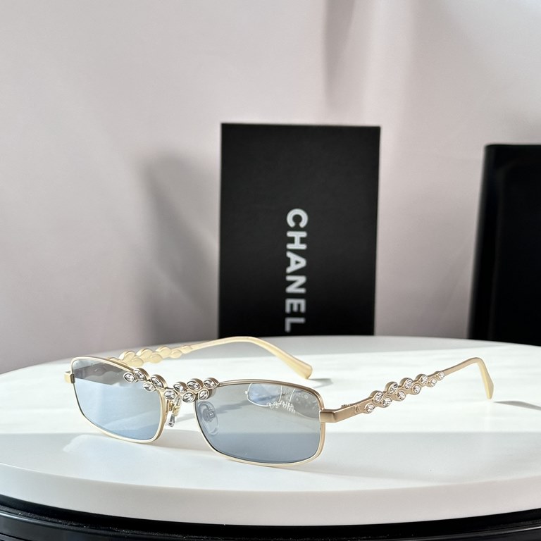 Original single Chanel Chanel 24 wheat metal flight sunglasses CH9567 official synchronization Arrived!