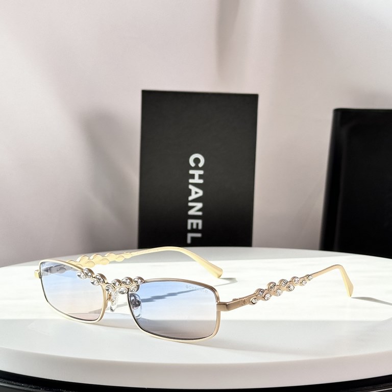 Original single Chanel Chanel 24 wheat metal flight sunglasses CH9567 official synchronization Arrived!