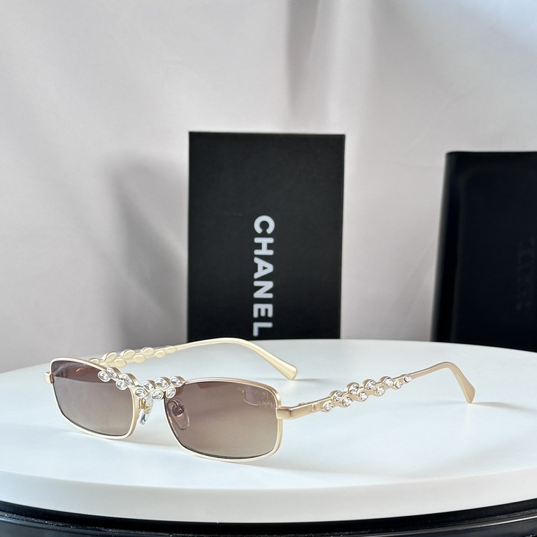 Original single Chanel Chanel 24 wheat metal flight sunglasses CH9567 official synchronization Arrived!