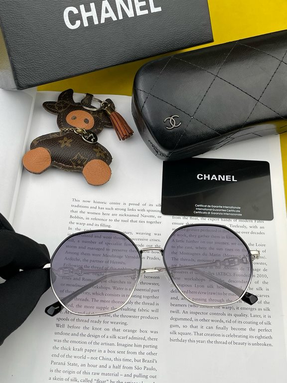 [Polarized series sunglasses]   original shipment of Chanel net red super explosive models   classic luxury global wind [strong] [cool] [pro] fashion round frame sunglasses [pleased] temperament extraordinary   classic l