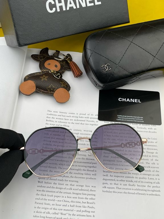 [Polarized series sunglasses]   original shipment of Chanel net red super explosive models   classic luxury global wind [strong] [cool] [pro] fashion round frame sunglasses [pleased] temperament extraordinary   classic l