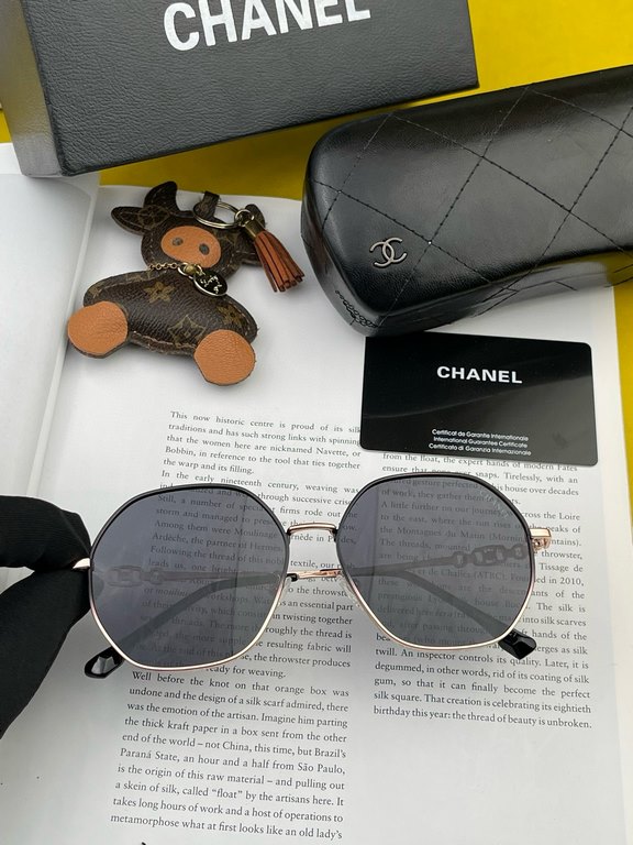 [Polarized series sunglasses]   original shipment of Chanel net red super explosive models   classic luxury global wind [strong] [cool] [pro] fashion round frame sunglasses [pleased] temperament extraordinary   classic l