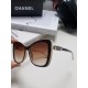 Chanel Chanel new pearl worthy of the earthCH5445H Butterfly shaped sunglasses Sunglasses