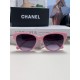 Chanel Chanel new models cat eye retro sunglasses female summer sunscreen pearl camellia love large frame sunglasses UV glare advanced sense of Ms. burst models