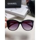 Chanel Chanel 2024 new retro cat-eye letters inserted heart foot net red sunglasses female tide ins advanced sense of sunglasses Trend full