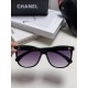 Chanel Chanel 2024 new retro cat-eye letters inserted heart foot net red sunglasses female tide ins advanced sense of sunglasses Trend full