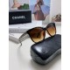 Chanel Chanel 2024 new retro cat-eye letters inserted heart foot net red sunglasses female tide ins advanced sense of sunglasses Trend full