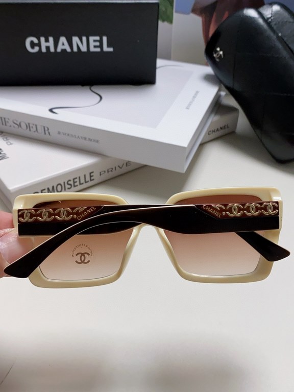 CHANEL Chanel    Fashion Sunglasses Lenses Top Luxury [Strong] High Quality [Victory] [Kiss]    [Delighted] Extraordinary Temperament    Ladies Driving Sunglasses [ Love] 8 Colors