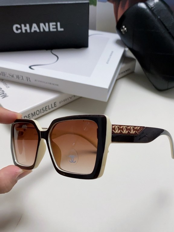 CHANEL Chanel    Fashion Sunglasses Lenses Top Luxury [Strong] High Quality [Victory] [Kiss]    [Delighted] Extraordinary Temperament    Ladies Driving Sunglasses [ Love] 8 Colors