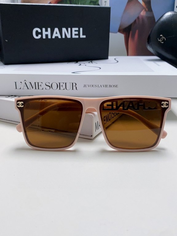 CHANEL CHANEL 2024 new trend explosion fashion square frame sunglasses wear comfortable Net red tide models sunglasses ladies HD thickened polarized sunglasses     high quality TR frame   5 color