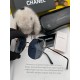 CHANEL] Chanel new nylon polarized too glasses, rimless diamond cut edge more texture, the atmosphere of the woman model, big face small face are good-looking ! Model CH2201