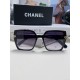 Chanel Chanel 2024 new sunglasses female models Korean version of the tide of advanced sense ins show face small polarized sunscreen box chain sunglasses driving glasses