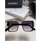 Chanel Chanel 2024 new sunglasses female models Korean version of the tide of advanced sense ins show face small polarized sunscreen box chain sunglasses driving glasses