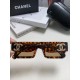 Chanel Chanel 2024 new sunglasses sunglasses female male summer sunscreen tide anti-ultraviolet glasses glasses net red driving large face square frame glasses