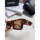 Chanel Chanel 2024 new sunglasses sunglasses female male summer sunscreen tide anti-ultraviolet glasses glasses net red driving large face square frame glasses