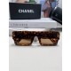 Chanel Chanel 2024 new sunglasses sunglasses female male summer sunscreen tide anti-ultraviolet glasses glasses net red driving large face square frame glasses