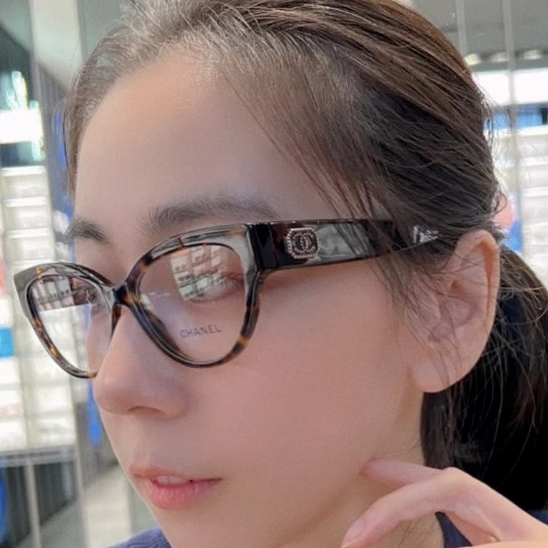 High version Non-market general merchandise   Blu-ray plated lenses  Chane Chanel 22SS CH3436