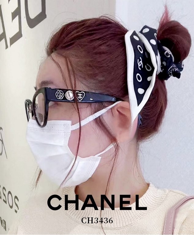 High version Non-market general merchandise   Blu-ray plated lenses  Chane Chanel 22SS CH3436