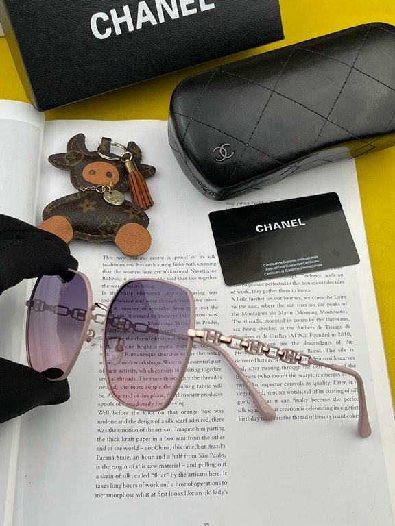 [Polarized series sunglasses]   original shipment of Chanel net red super explosive models   classic luxury global wind [strong] [cool] [pro] fashion round frame sunglasses [Delight] temperament extraordinary   classic l