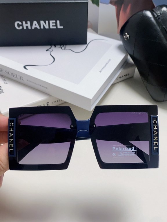 Chanel Chanel 2024 new small perfume style sunglasses female UV protection driving special polarized glasses big brand sunglasses senior sense of