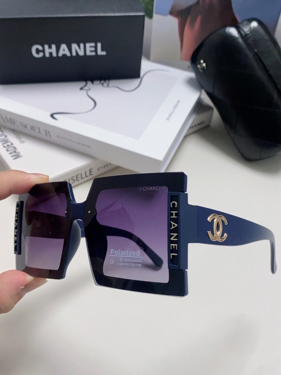 Chanel Chanel 2024 new small perfume style sunglasses female UV protection driving special polarized glasses big brand sunglasses senior sense of