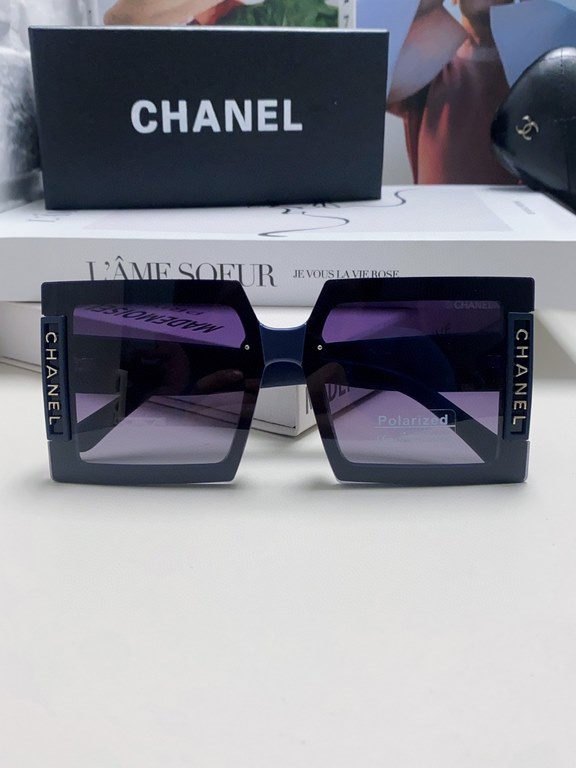 Chanel Chanel 2024 new small perfume style sunglasses female UV protection driving special polarized glasses big brand sunglasses senior sense of