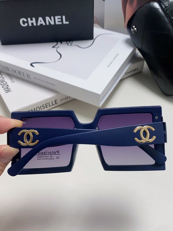 Chanel Chanel 2024 new small perfume style sunglasses female UV protection driving special polarized glasses big brand sunglasses senior sense of