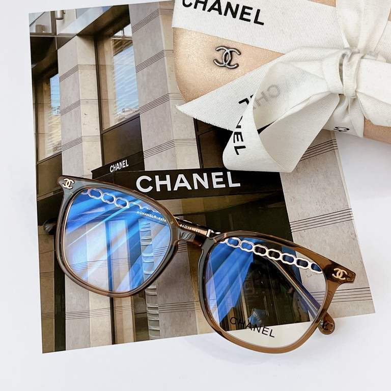 CHANEL 24ss New Products for SpringExclusive small frame compiled sheepskin templesSmall face sister with close eyeglasses frameMod：3472 SIZE：54 mouth 18-145