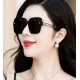 [CHANEL] CHANEL 2024 new camellia trend explosion models fashion round frame HD polarized sunglasses wear comfortable Net red tide models sunglasses    Model CH6200