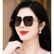 [CHANEL] CHANEL 2024 new camellia trend explosion models fashion round frame HD polarized sunglasses wear comfortable Net red tide models sunglasses    Model CH6200