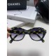 Chanel Chanel 2024 Xiao Xiang sunglasses chain legs butterfly large face thin simple personality sunglasses square small red book premium