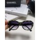 Chanel Chanel 2024 Xiao Xiang sunglasses chain legs butterfly large face thin simple personality sunglasses square small red book premium