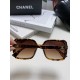 Chanel Chanel 2024 new fashion sunglasses female anti-ultraviolet Korean version of the tide of large face thin box sunglasses summer sunscreen Ms. sunglasses