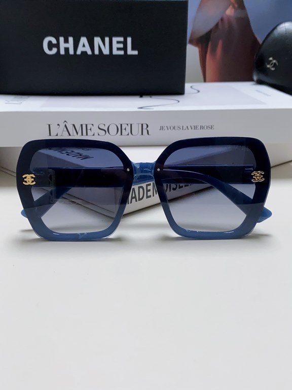 CHANEL Chanel 2024 new small perfume style sunglasses female UV protection driving special polarized glasses senior sense of big brand sunglasses