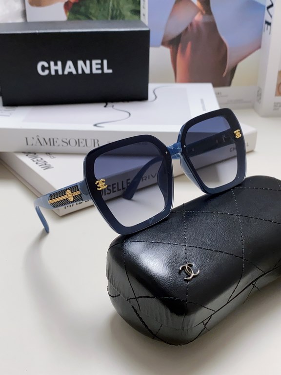 CHANEL Chanel 2024 new small perfume style sunglasses female UV protection driving special polarized glasses senior sense of big brand sunglasses