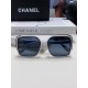 Chanel Chanel 2024 new fashion sunglasses female anti-ultraviolet Korean version of the tide of large face thin box sunglasses summer sunscreen Ms. sunglasses