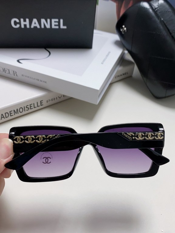 CHANEL Chanel    Fashion Sunglasses Lenses Top Luxury [Strong] High Quality [Victory] [Kiss]    [Delighted] Extraordinary Temperament    Ladies Driving Sunglasses [ Love] 8 Colors