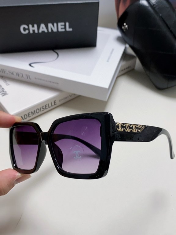 CHANEL Chanel    Fashion Sunglasses Lenses Top Luxury [Strong] High Quality [Victory] [Kiss]    [Delighted] Extraordinary Temperament    Ladies Driving Sunglasses [ Love] 8 Colors