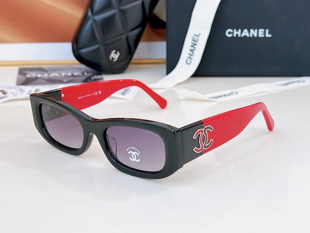 CHANEL high versionmodel 5525size 52-19-140Official website original 11 colorblocking